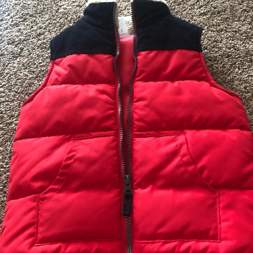 Carter’s Boys Red and black Puffer Vest